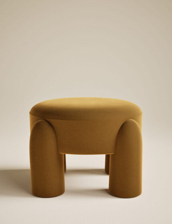 Addy Velvet Footstool