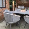 Aspen 4 Seater Round Garden Table & Chairs