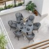 Aspen 6 Seater Garden Table and Chairs
