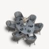 Aspen 6 Seater Garden Table and Chairs