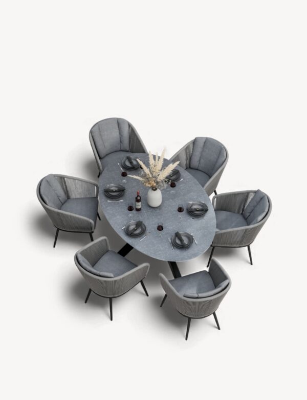 Aspen 6 Seater Garden Table and Chairs