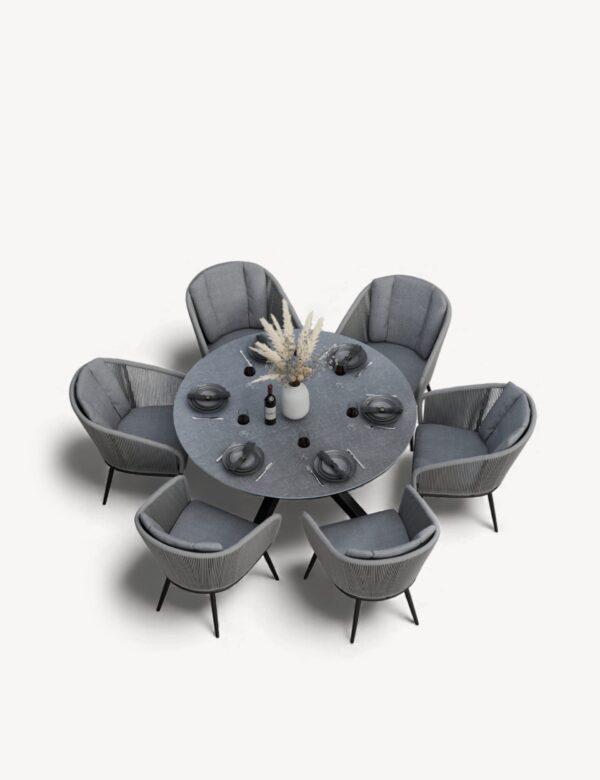 Aspen 6 Seater Garden Table and Chairs