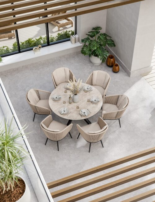 Bali 6 Seater Dining Set