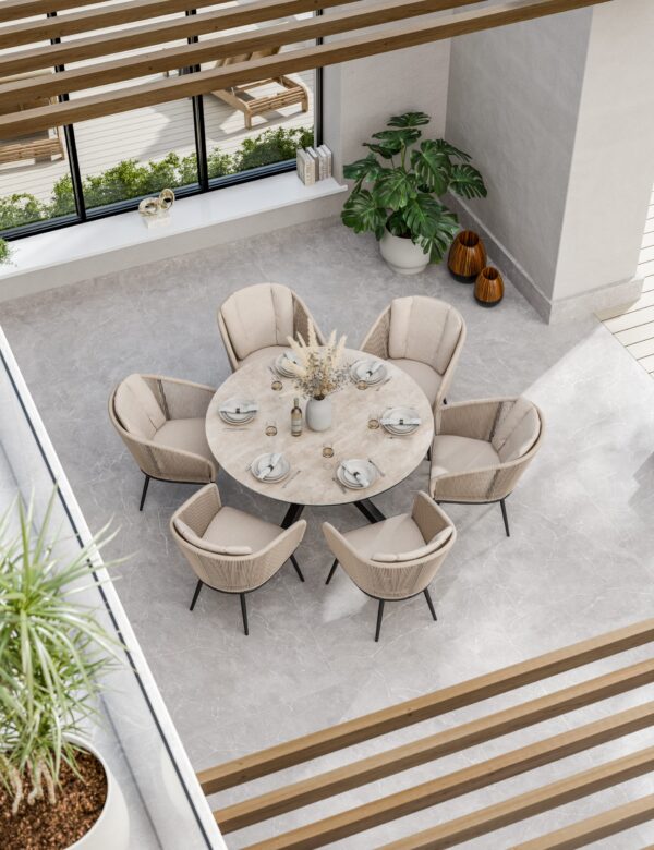 Bali 6 Seater Dining Set