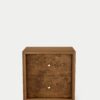 Burl Bedside Table