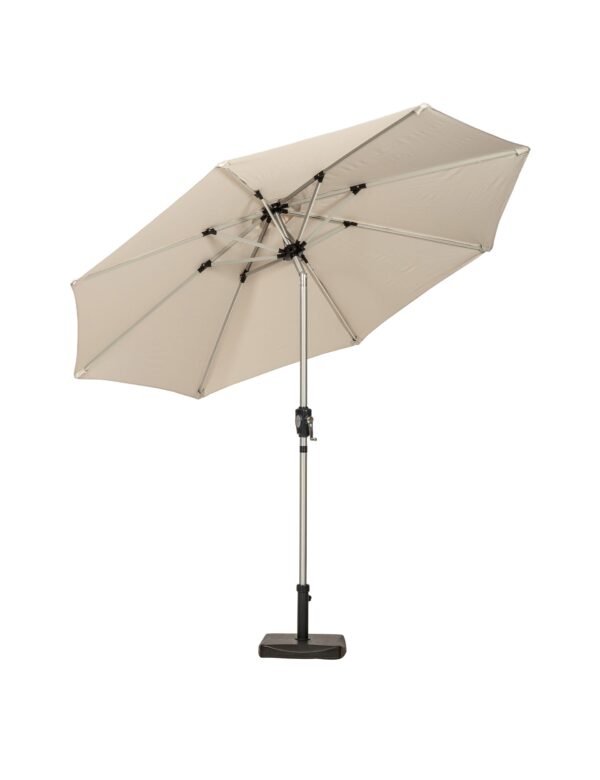 Crank and Tilt LED Strip Parasol