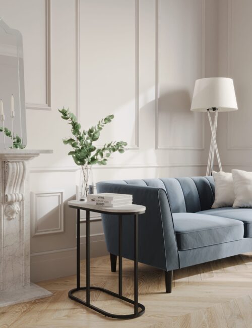 Farley Oval Side Table