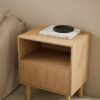 Fluted Bedside Table
