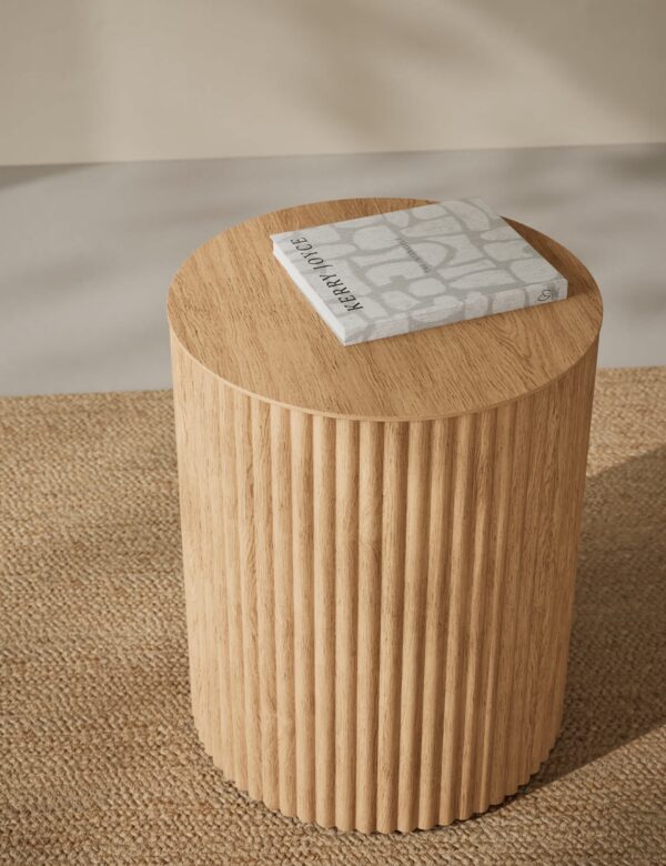 Fluted Side Table