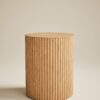 Fluted Side Table