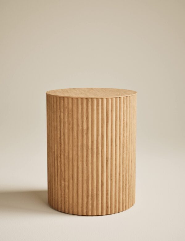 Fluted Side Table