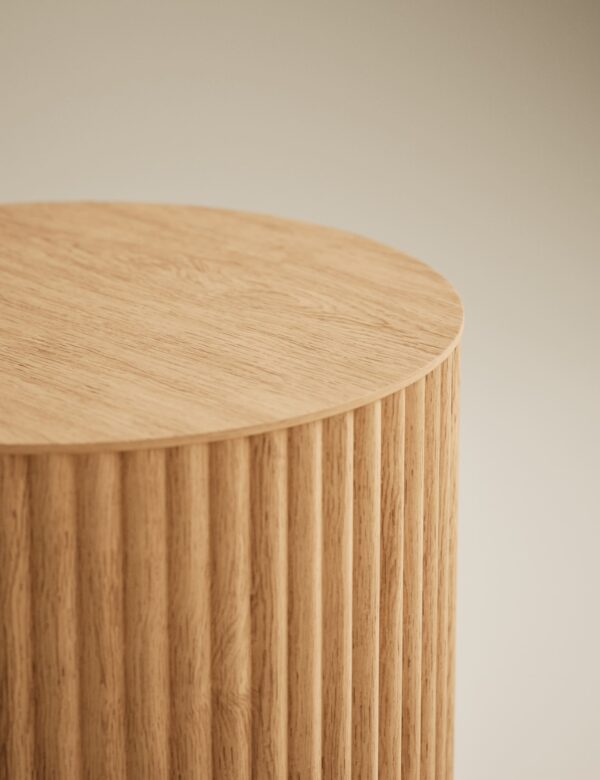 Fluted Side Table