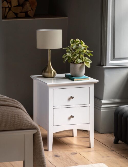 Hastings 2 Drawer Bedside Table