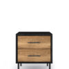Holt 2 Drawer Bedside Table