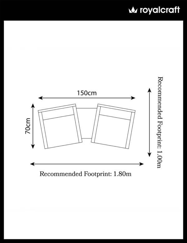 Napoli Garden Love Seat