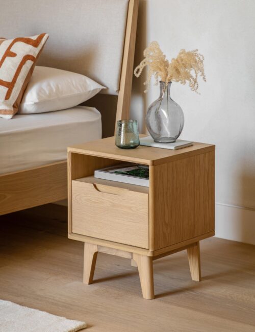 Nord 1 Drawer Bedside Table