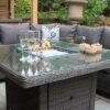 Paris Deluxe Firepit Dining Set