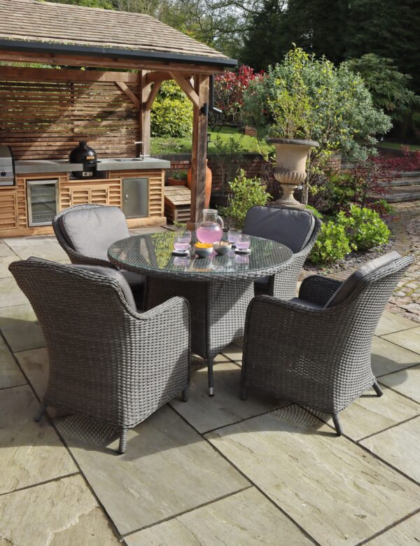 Paris Rattan 4 Seater Dining Set Paris Rattan 4 Seater Dining Set