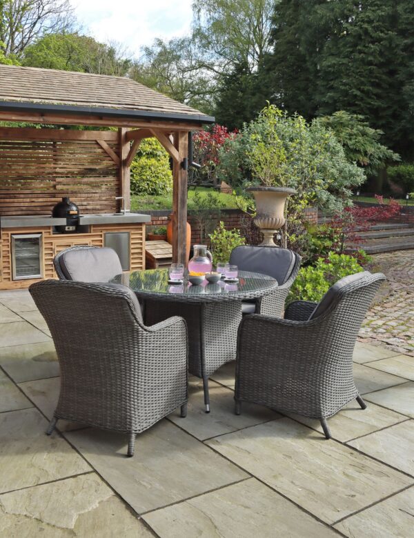 Paris Rattan 4 Seater Dining Set Paris Rattan 4 Seater Dining Set