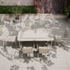 Porto 6 Seater Rectangle Garden Table & Chairs