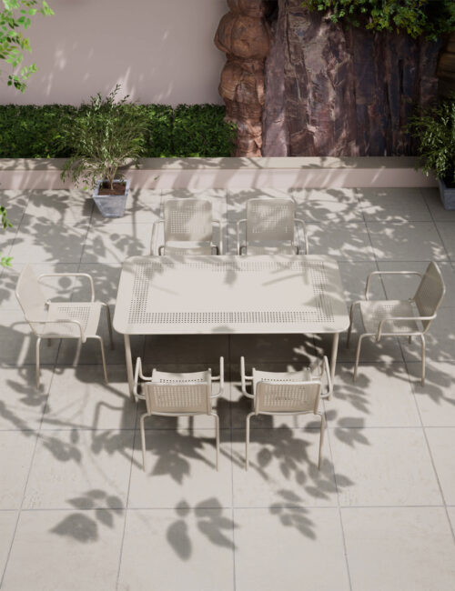 Porto 6 Seater Rectangle Garden Table & Chairs