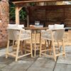 Roma 4 Seater Deluxe Garden Bar Set Roma 4 Seater Deluxe Garden Bar Set