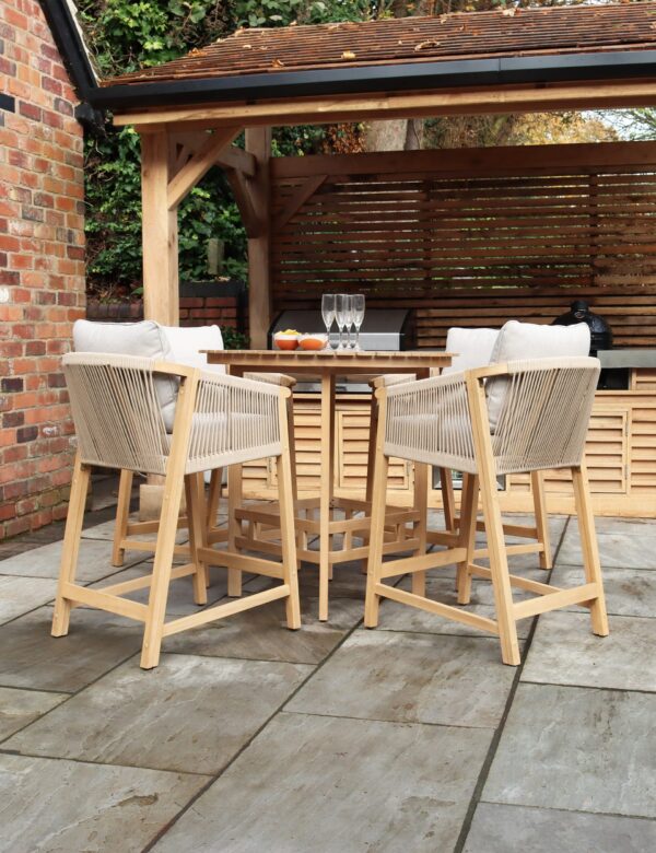 Roma 4 Seater Deluxe Garden Bar Set Roma 4 Seater Deluxe Garden Bar Set