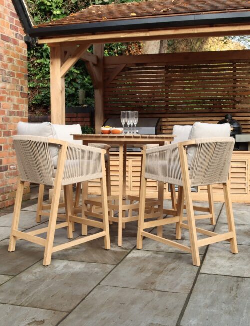 Roma 4 Seater Deluxe Garden Bar Set