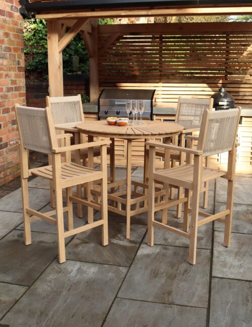 Roma 4 Seater Garden Bar Set