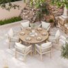 Roma 6 Seater Garden Table and Chairs