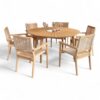 Roma 6 Seater Garden Table and Chairs Roma 6 Seater Garden Table and Chairs