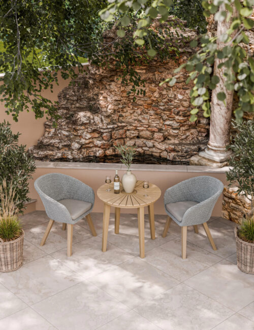 Roma 80cm Round Sol Bistro Set