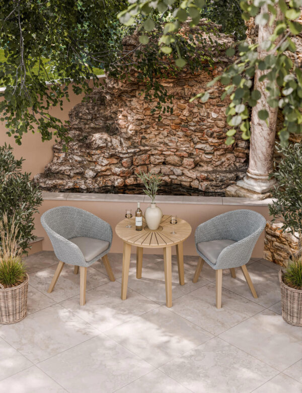 Roma 80cm Round Sol Bistro Set