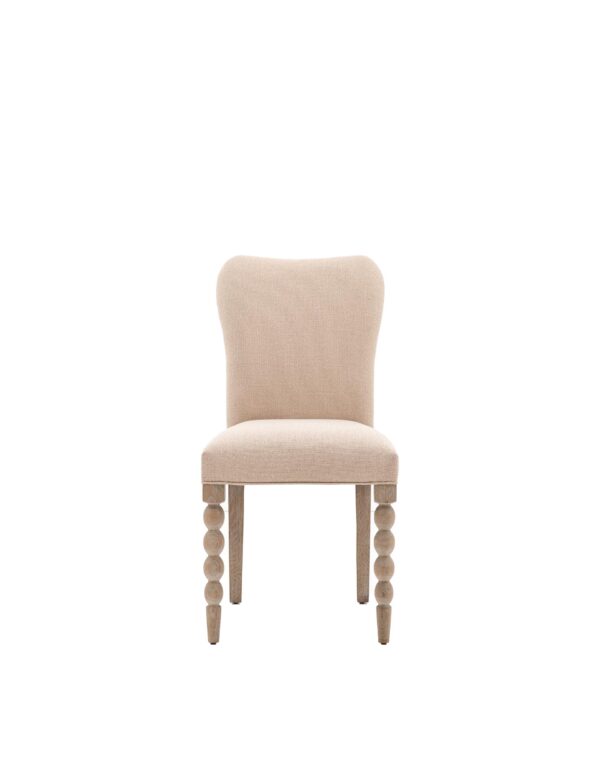 Set of 2 Artisan Fabric Dining Chairs