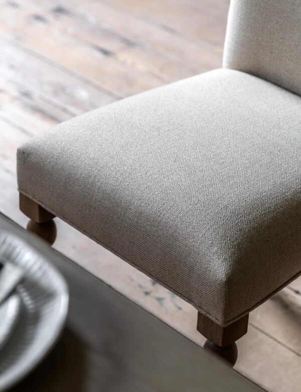 Set of 2 Artisan Fabric Dining Chairs