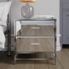 Skylar 2 Drawer Bedside Table
