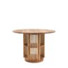 Voss Mango Wood Round Dining Table
