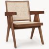 Armchair Sissi with Viennese Wickerwork
