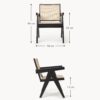 Armchair Sissi with Viennese Wickerwork