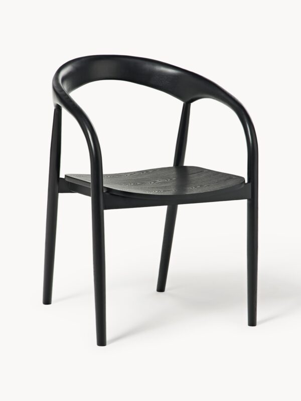 Ash Wood Dining Chair Camille with Armrests