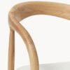Ash Wood Dining Chair Camille with Seat Cushion