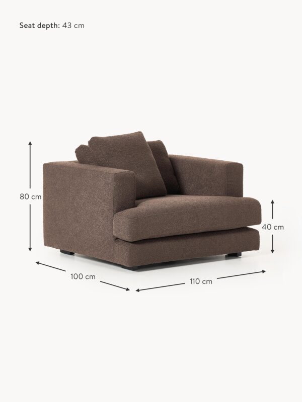 Bouclé Armchair Tribeca
