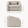 Bouclé Chair Bed Eliot