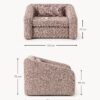 Bouclé Chair Bed Eliot