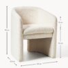 Bouclé Dining Chair Mairo with Armrests