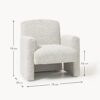 Bouclé Lounge Chair Aven