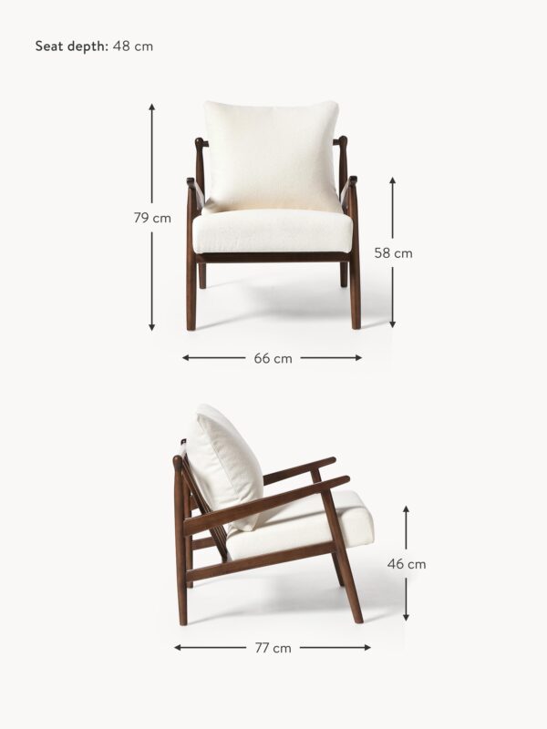 Bouclé Lounge Chair Mikkel