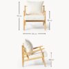 Bouclé Lounge Chair Mikkel
