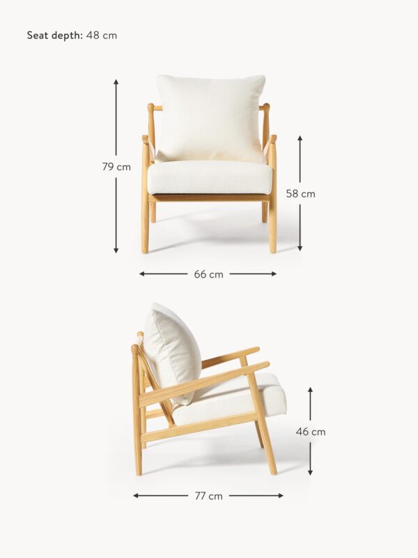 Bouclé Lounge Chair Mikkel