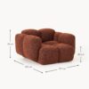 Bouclé Lounge Chair Tayla